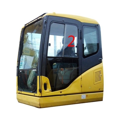 झुकने प्रतिरोधी KOMATSU खुदाई कैब ग्लास बाईं ओर की स्थिति सीधे NO.2