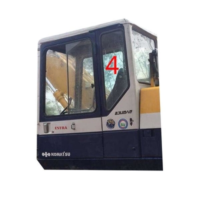 KOMATSU खुदाई कैब ग्लास खुदाई करने वालों के लिए बाएं दरवाजे के पीछे की ओर की स्थिति संख्या 4
