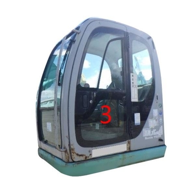 OEM KOBELCO एक्स्कवेटर ग्लास लेफ्ट डोर लोअर पोजिशन नं .3 ग्रीन विंडस्क्रीन रिप्लेसमेंट: