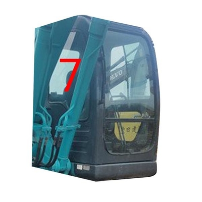 SK-6 SK-8 SK230-6 KOBELCO एक्स्कवेटर ग्लास राइट साइड पोजिशन नंबर 7 विंडशील्ड टेम्पर्ड ग्लास