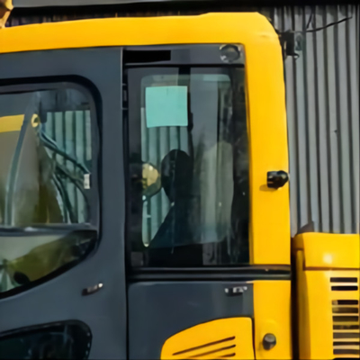 22B-54-28341 KOMATSU खुदाई कैब टेम्पर्ड ग्लास लेफ्ट डोर रियर पोजिशन नंबर 4