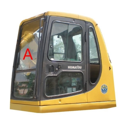 नो होल्स KOMATSU कैब ग्लास एक्स्कवेटर फ्रंट विंडस्क्रीन ग्लास