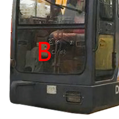 देवू DH55 खुदाई विंडशील्ड फ्रंट ग्लास टेम्पर्ड