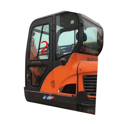 DX60W DX90-9C DOOSAN ग्लास लेफ्ट साइड स्ट्राइट पोजिशन नंबर 2 टेम्पर्ड एक्सकेवेटर कैब ग्लास