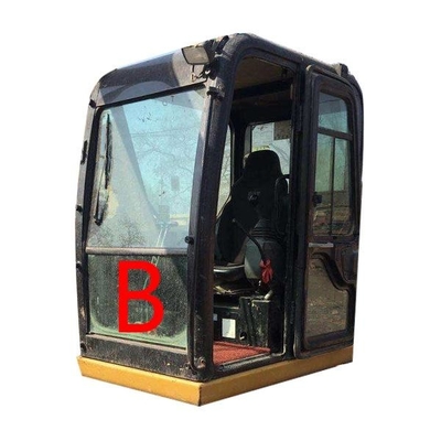 CAT307E E307E एक्स्कवेटर ग्लास रिप्लेसमेंट कैटरपिलर कैब फ्रंट डाउन पोजीशन B