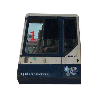 हाई इम्पैक्ट स्ट्रेंथ KOMATSU कैब ग्लास लेफ्ट एक्सकेवेटर डोर विंडो रिप्लेसमेंट