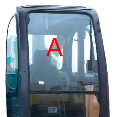 टेम्पर्ड विंडशील्ड KOBELCO एक्स्कवेटर ग्लास फ्रंट अप पोजीशन A
