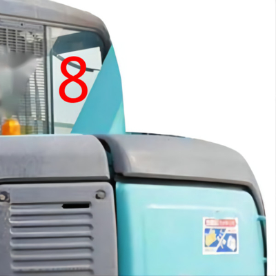 तापमान प्रतिरोधी खुदाई कैब ग्लास KOBELCO दाहिनी ओर की स्थिति NO.8