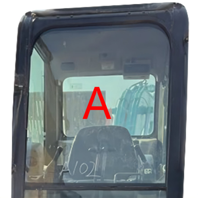 E320C E320D कैटरपिलर कैब ग्लास फ्रंट अप पोजिशन एक विंडशील्ड टेम्पर्ड