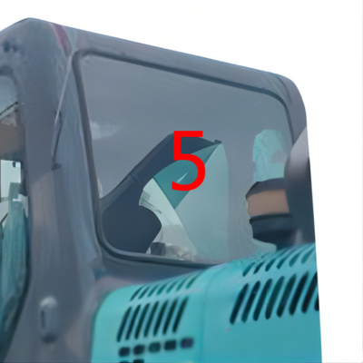 SK-6 SK-8 SK230-6 KOBELCO एक्स्कवेटर ग्लास लेफ्ट डोर बैक साइड पोजीशन नंबर 5 विंडशील्ड टेम्पर्ड ग्लास