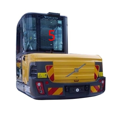 ग्रीन EW60C VOLVO एक्स्कवेटर ग्लास रिप्लेसमेंट बैक साइड NO.5 FCC