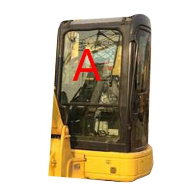 PC55MR PC55 5MM मोटी खुदाई KOMATSU कैब ग्लास टेम्पर्ड विंडशील्ड फ्रंट ग्लास