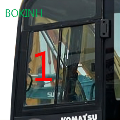 PC60-8 PC70-8 KOMATSU कैब ग्लास लेफ्ट साइड पोजीशन तिरछा नं .1 5 मिमी मोटा: