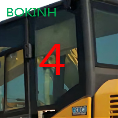PC60-8 PC70-8 KOMATSU ग्लास कैब बैक लेफ्ट साइड पोजीशन NO.4 तापमान प्रतिरोधी