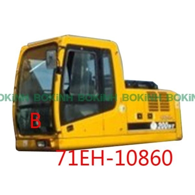 71EH-10860 हुंडई फ्रंट ग्लास डाउन पोजीशन बी खुदाई कैब विंडो टेम्पर्ड
